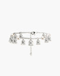 Lily of the Valley Pearl Bracelet in Silver
