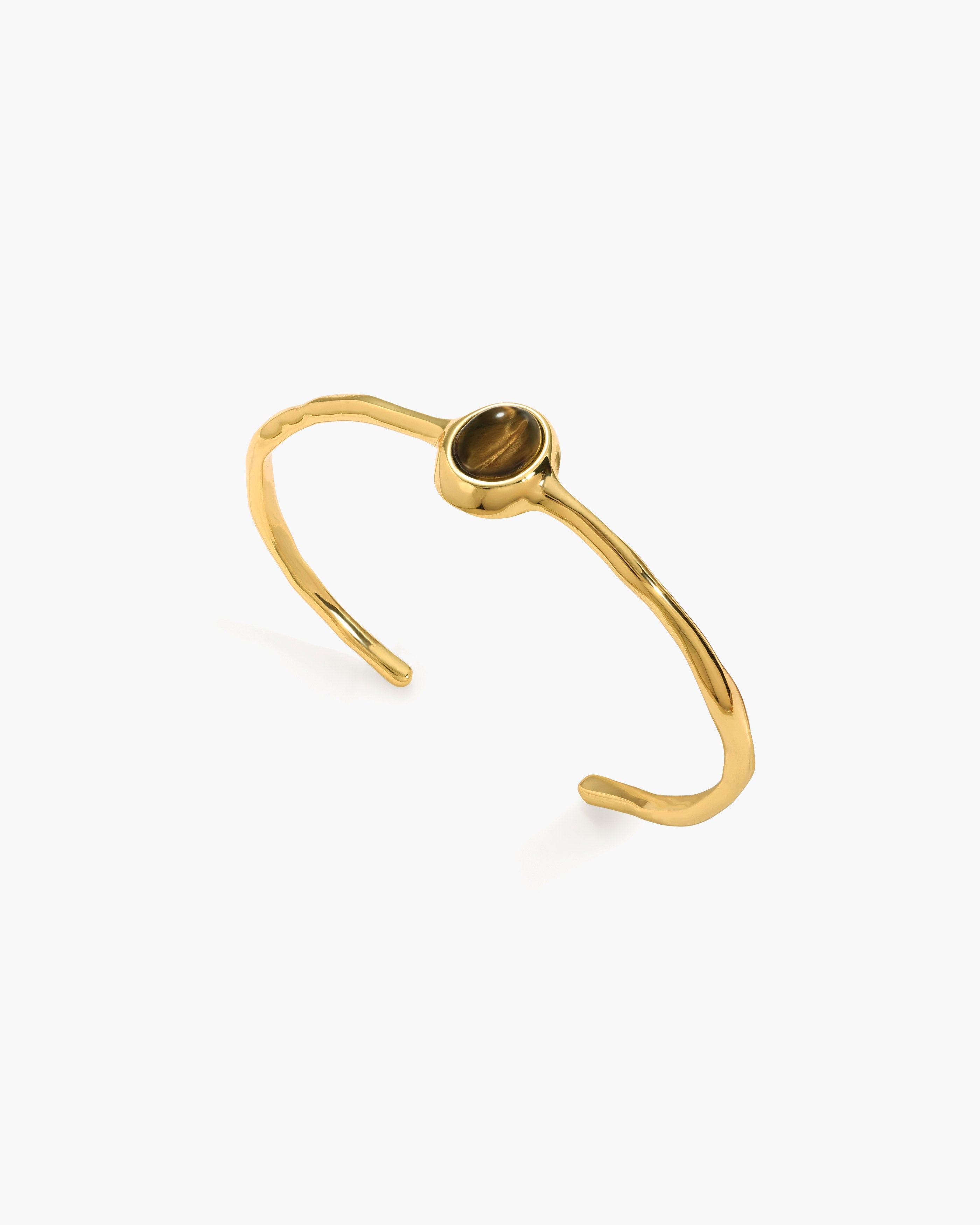 Tiger's Eye Aurora Bangle