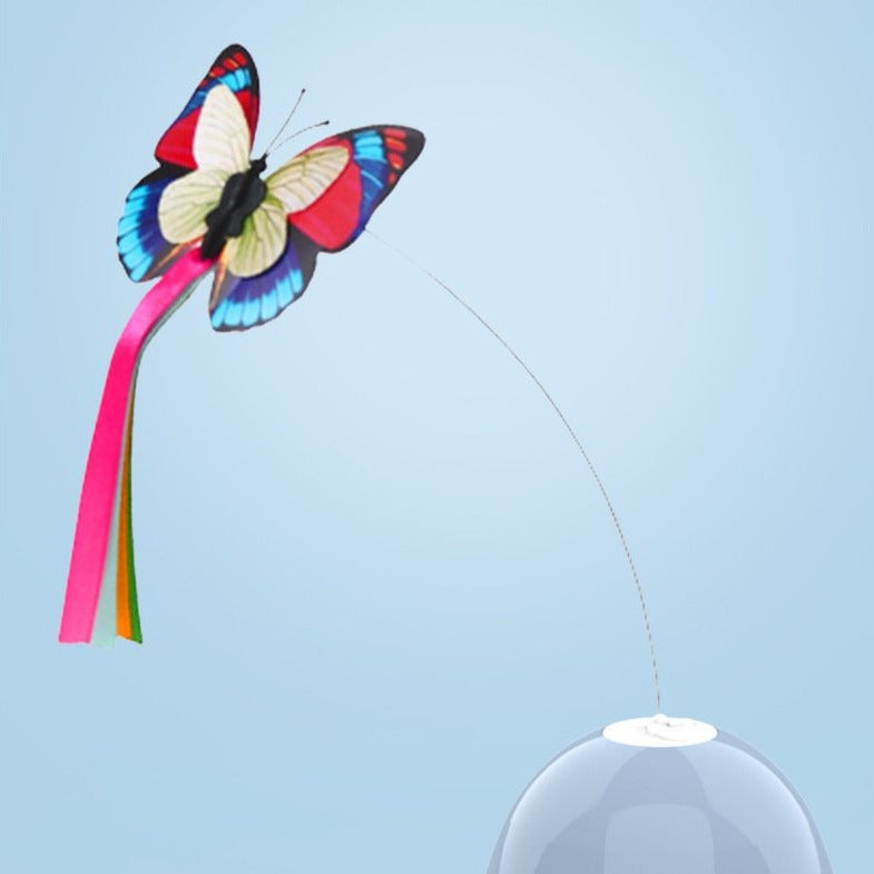 Butterfly Auto Tease Cat Toy Puzzle Pet Electric Toy Tease Cat Stick