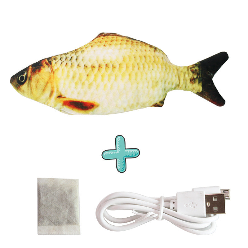 Floppy fish cat toys Rechargeable Electric pet toy