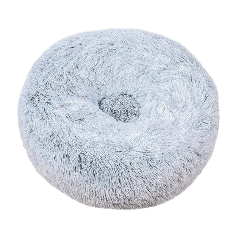 Fuzzy Nest Calming Bed Anti Anxiety Long Plush Pet Bed