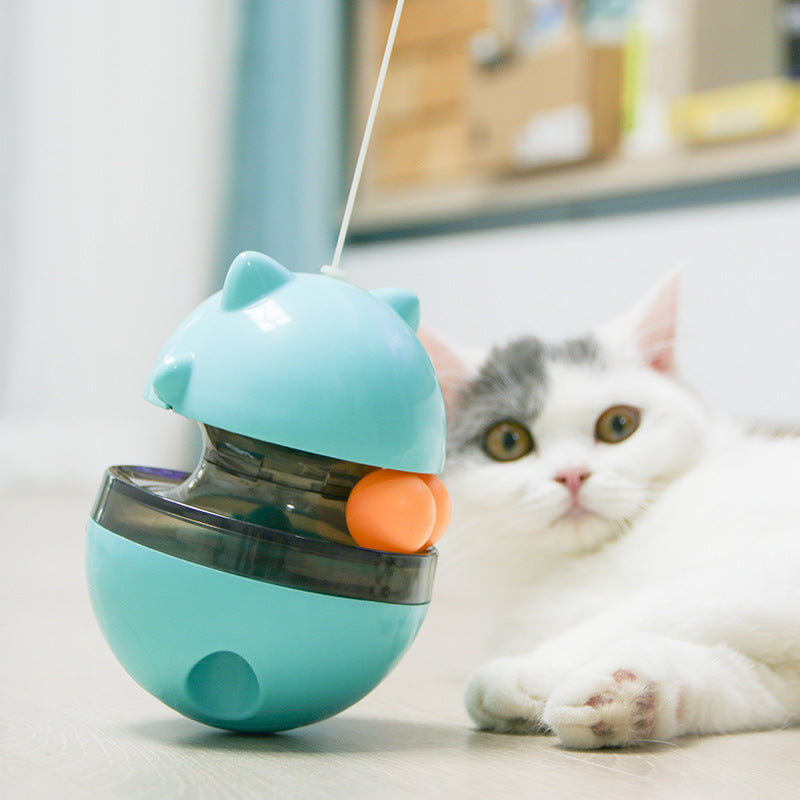 Cat Leak Food Ball Cat Toy Track Ball