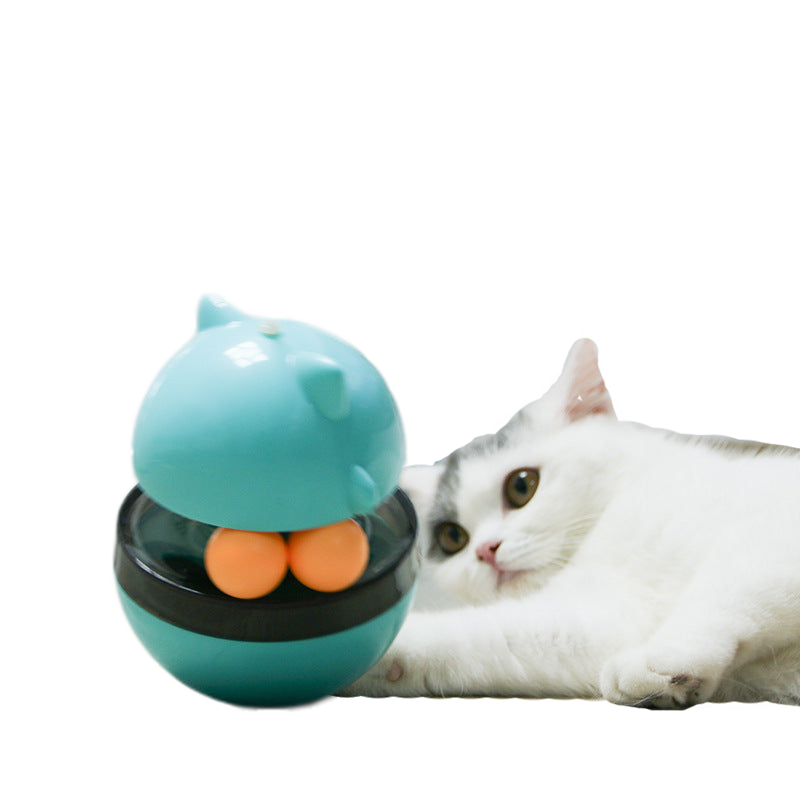 Cat Leak Food Ball Cat Toy Track Ball