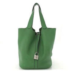 Taurillon Clemence Picotin Lock 26 GM Bamboo