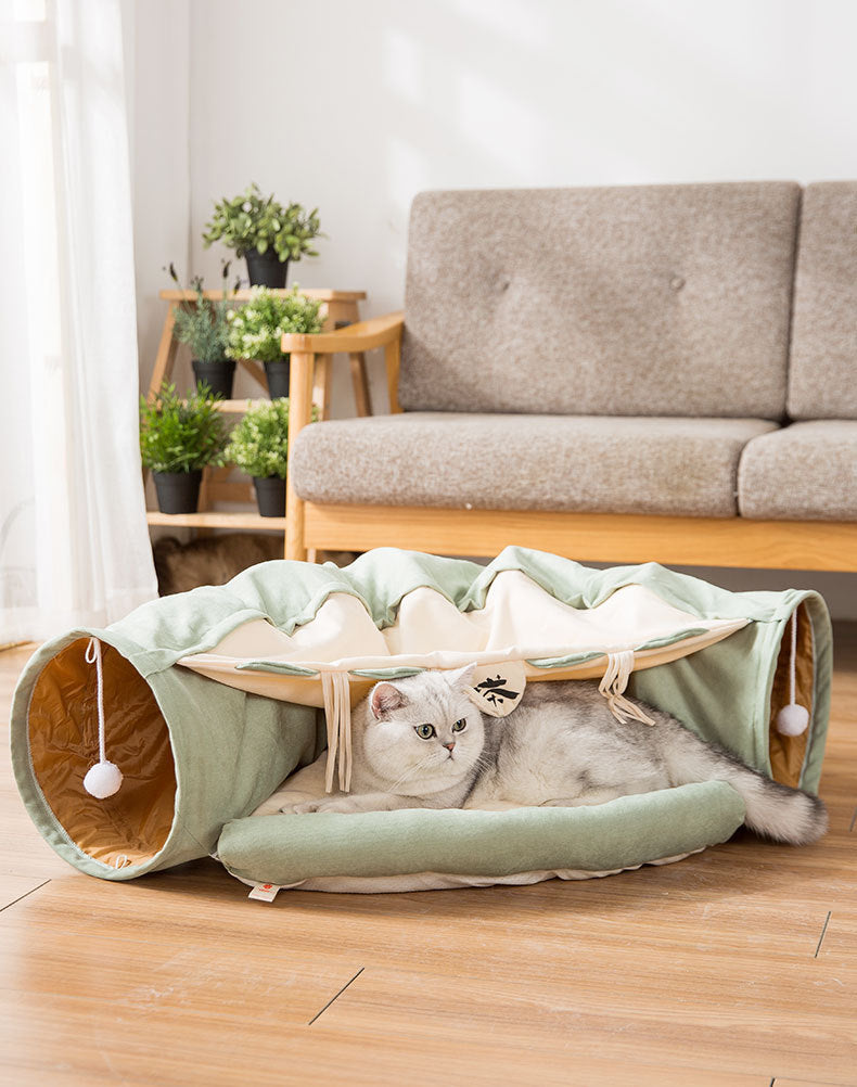 Collapsible Cat Tunnel | Foldable, Durable, Indoor & Outdoor Play Toy