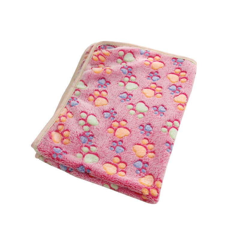 Pet blanket coral suede kennel kitty blanket