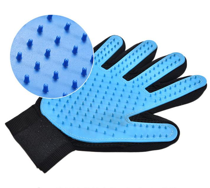 Pet Dog Hair Brush Comb Glove For Pet Cleaning Massage (1 pair