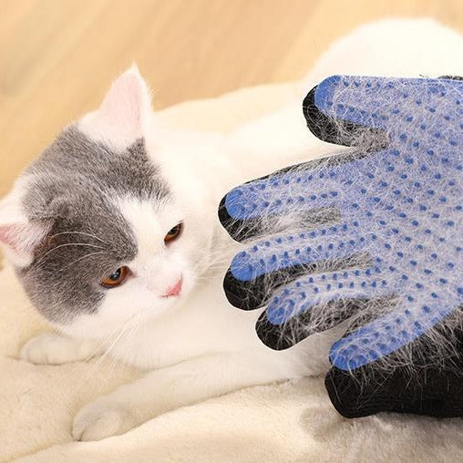 Pet Dog Hair Brush Comb Glove For Pet Cleaning Massage (1 pair
