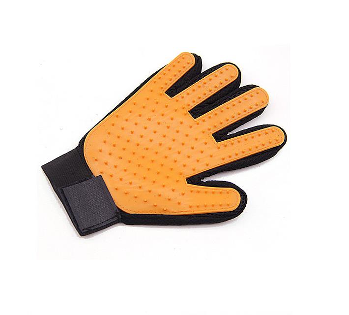 Pet Dog Hair Brush Comb Glove For Pet Cleaning Massage (1 pair