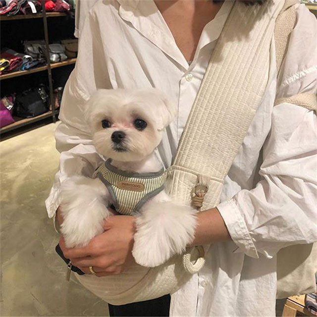 Hand-free pet carrier one shoulder pet travel bag
