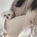 Hand-free pet carrier one shoulder pet travel bag