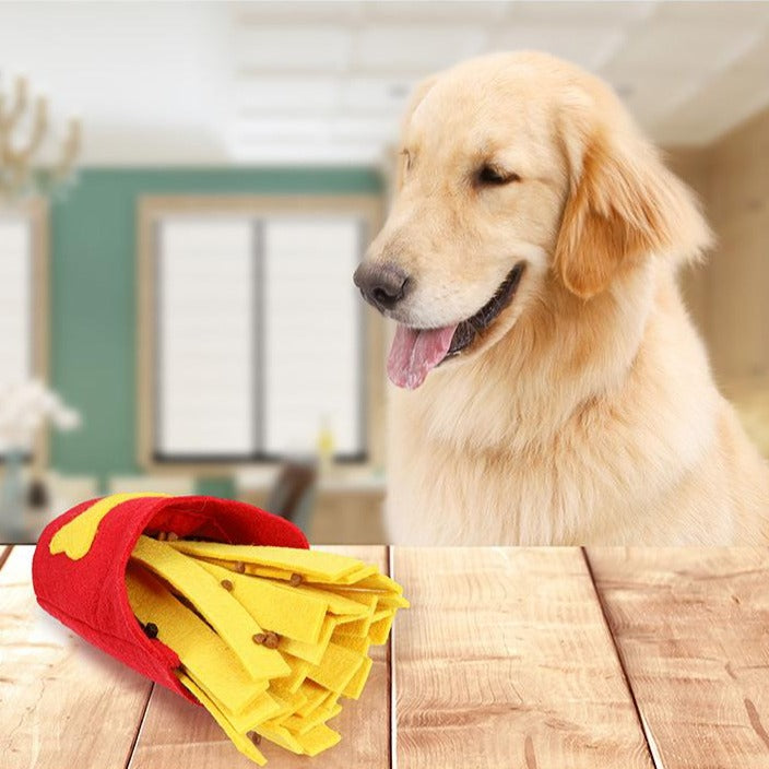 Dogs Toy French Fries Grinding Teeth Leaking Training Toy