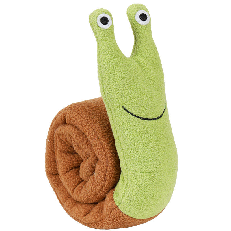 Magic Snail Pet Plush Toy Smell Dog Toy