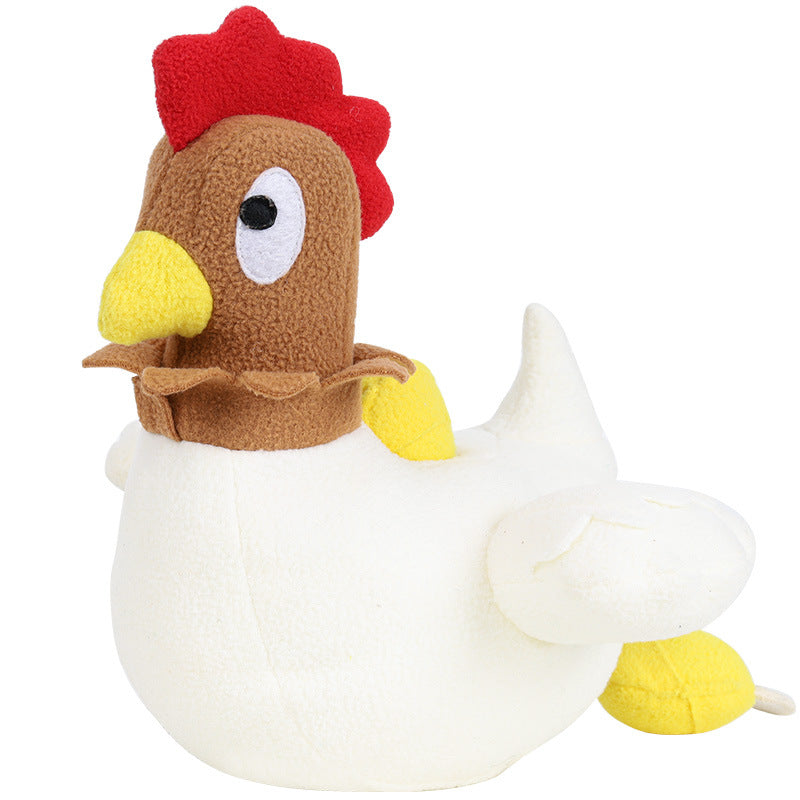 Hen dog toy puzzle decompression pet plush toys