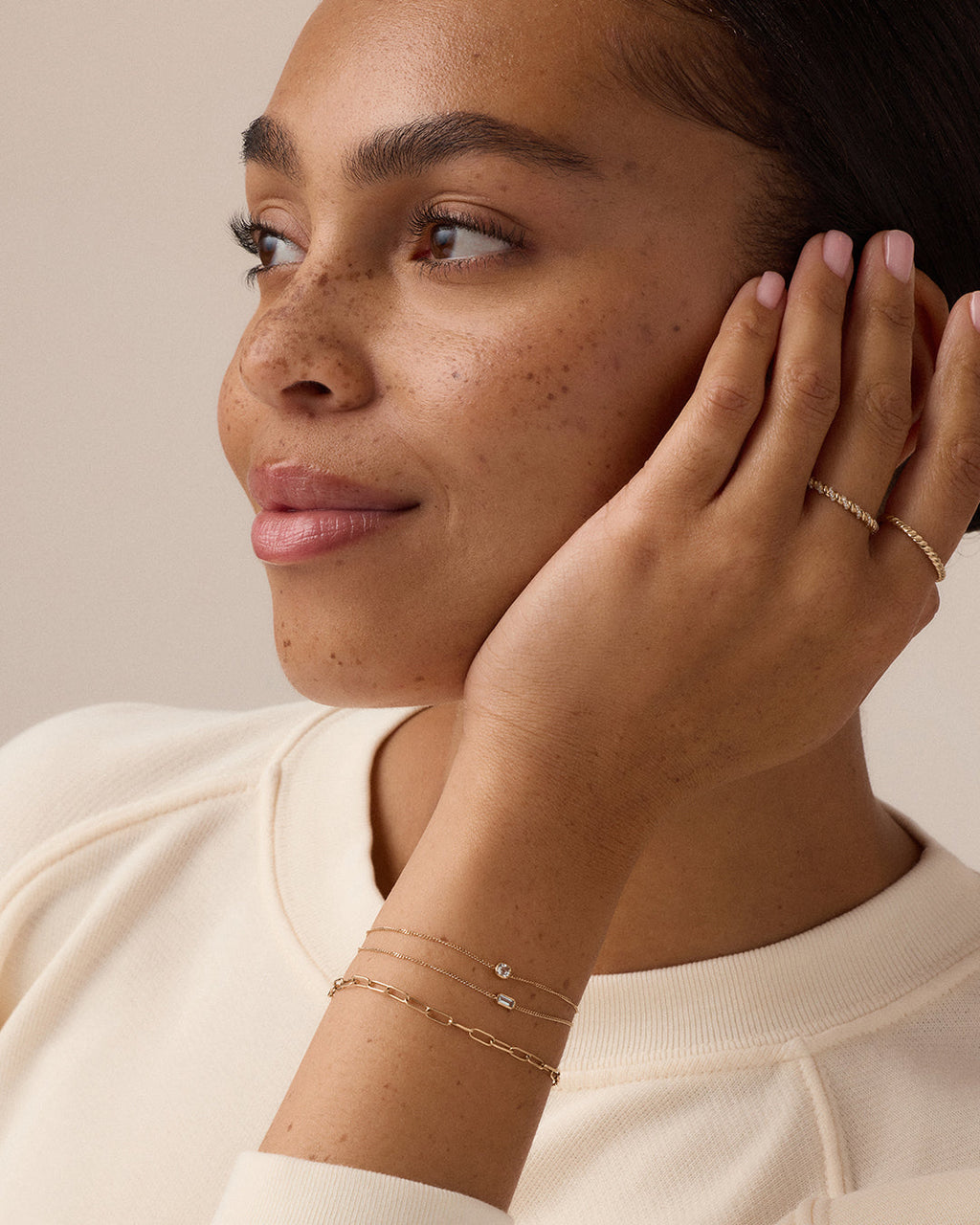 14K Gold Wilder Birthstone Bracelet
