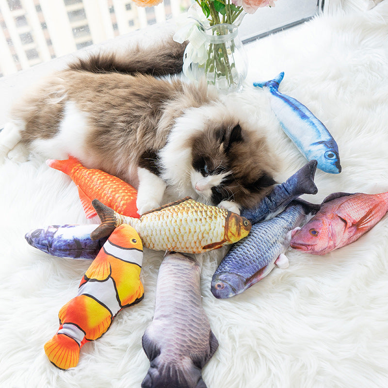 Floppy fish cat toys Rechargeable Electric pet toy
