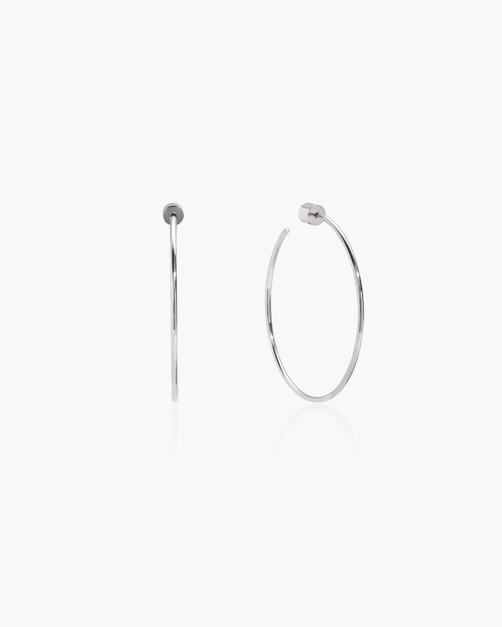 Gold Skinny Hoop Earrings