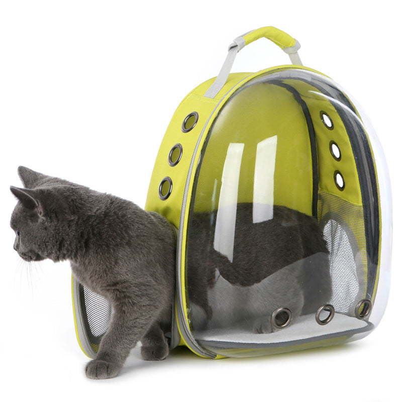 Portable Pet Carrier Backpack With Space Capsule Bubble