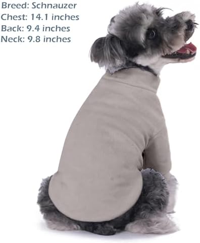 Dog Sweater, 3 Pack Dog Sweaters for Small Dogs Girl Boy, Ultra Soft Warm Puppy Clothes Dog Coat for Winter (Gray+Azure+Navy, Small)