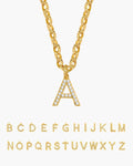Pavé Initial Chain Necklace