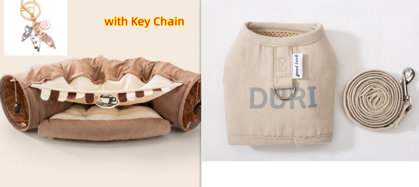 Collapsible Cat Tunnel | Foldable, Durable, Indoor & Outdoor Play Toy