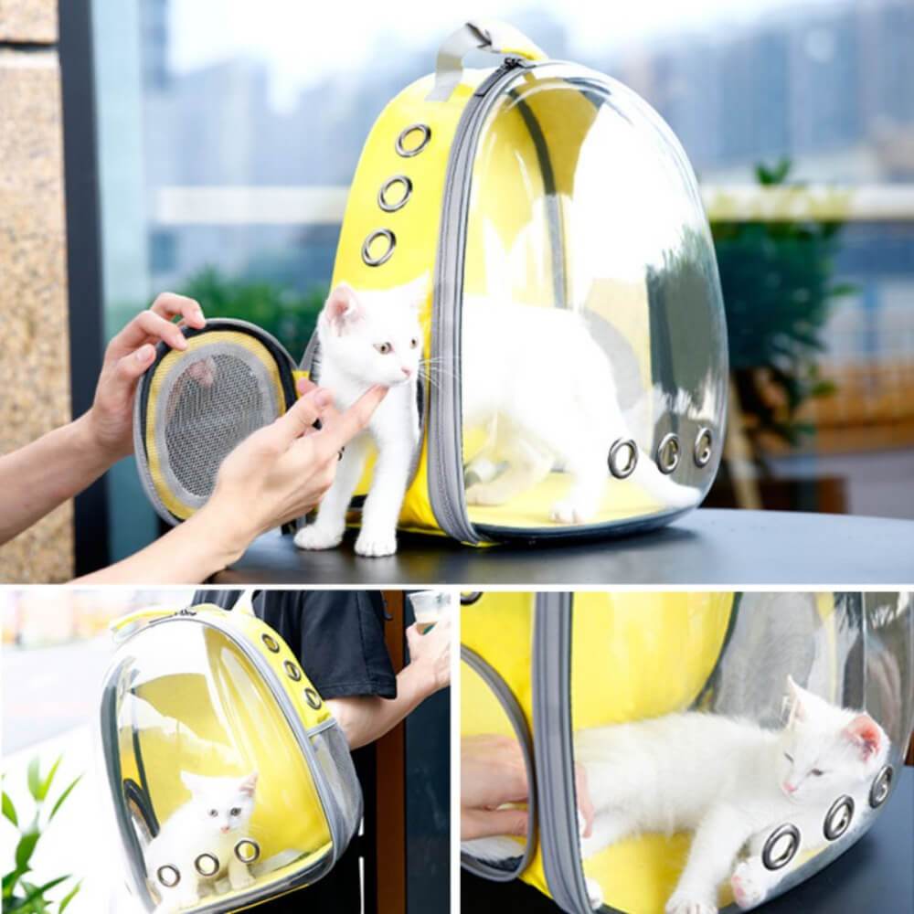 Portable Pet Carrier Backpack With Space Capsule Bubble