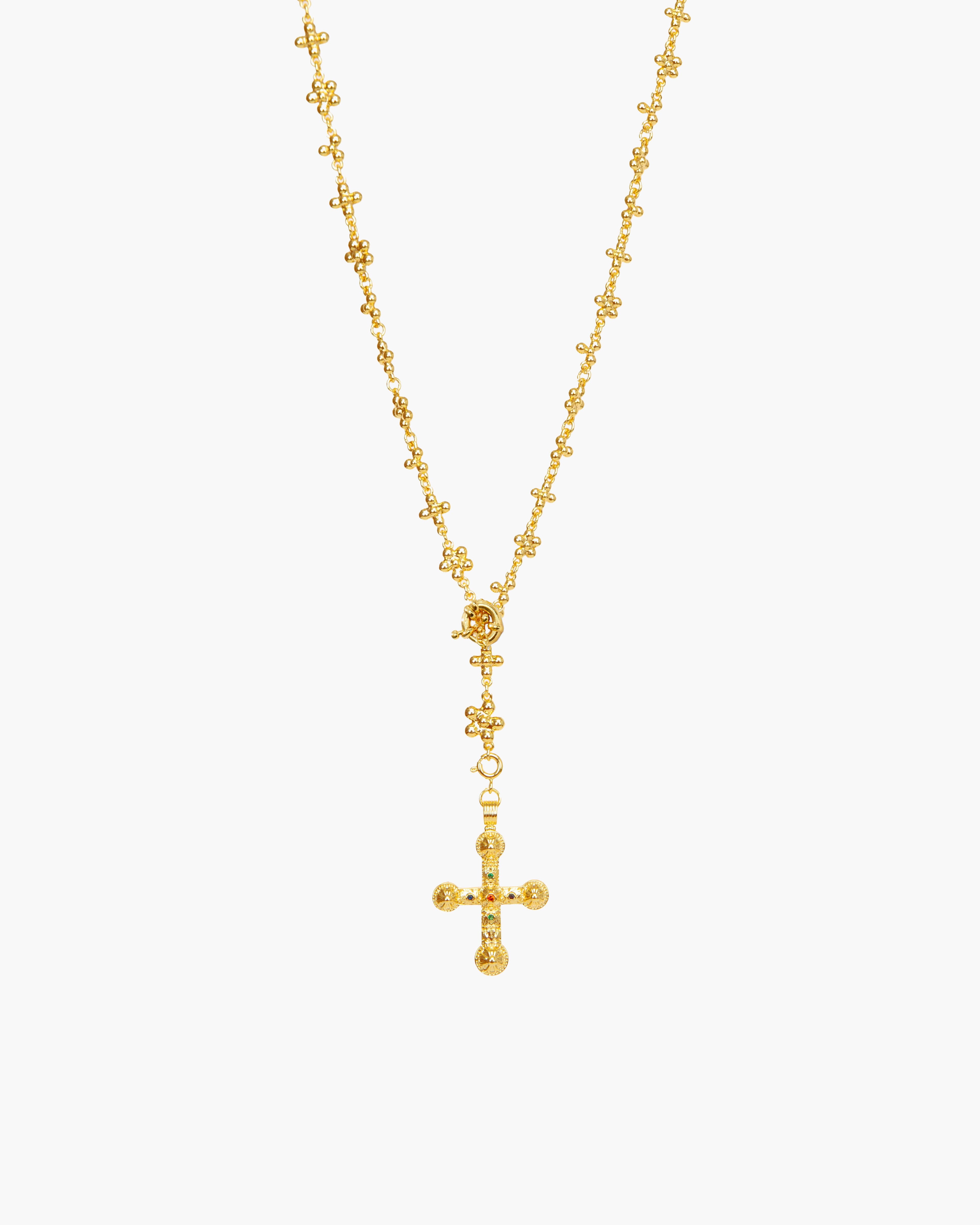 Daisy Molecule Chain in Silver