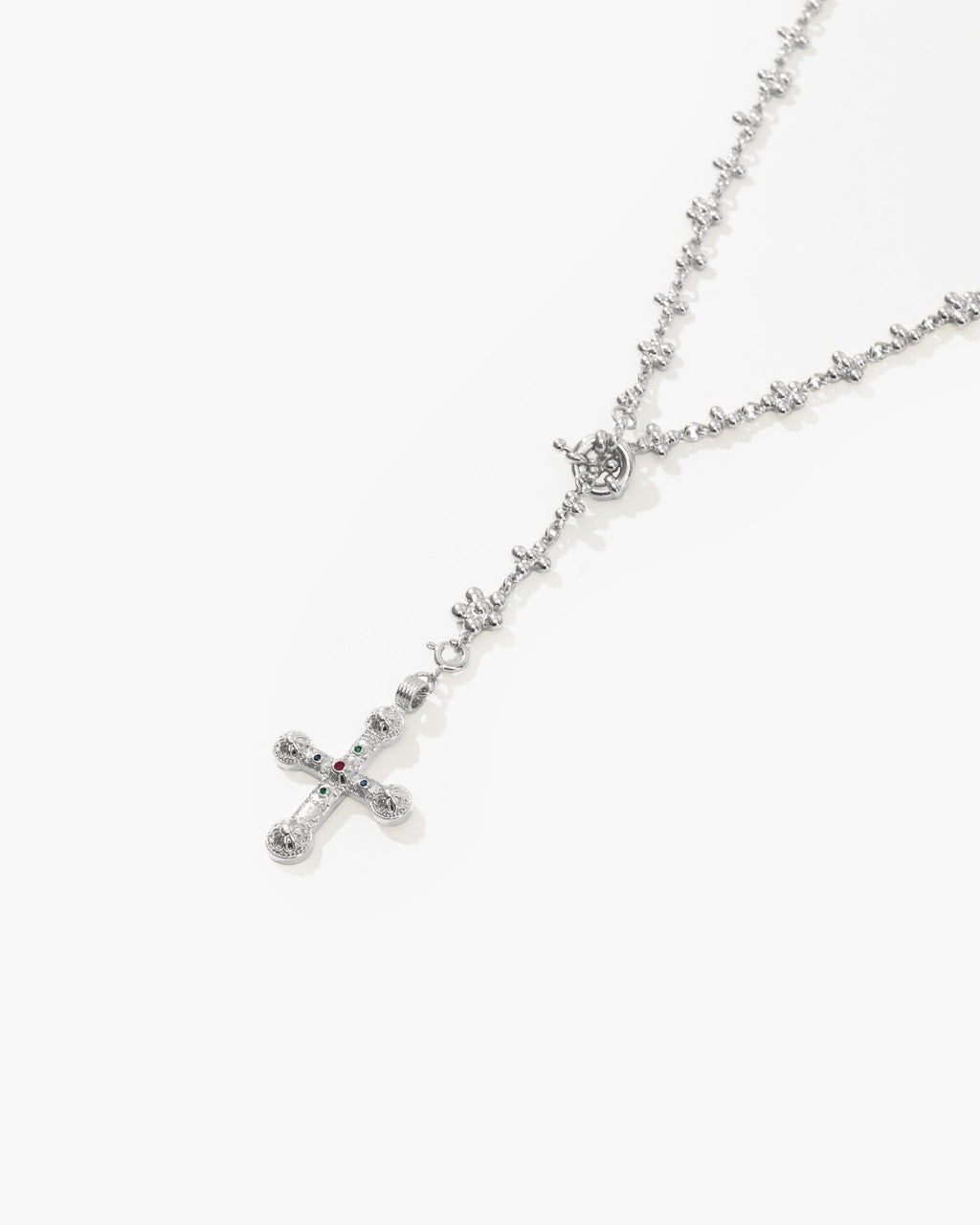 Daisy Molecule Chain in Silver