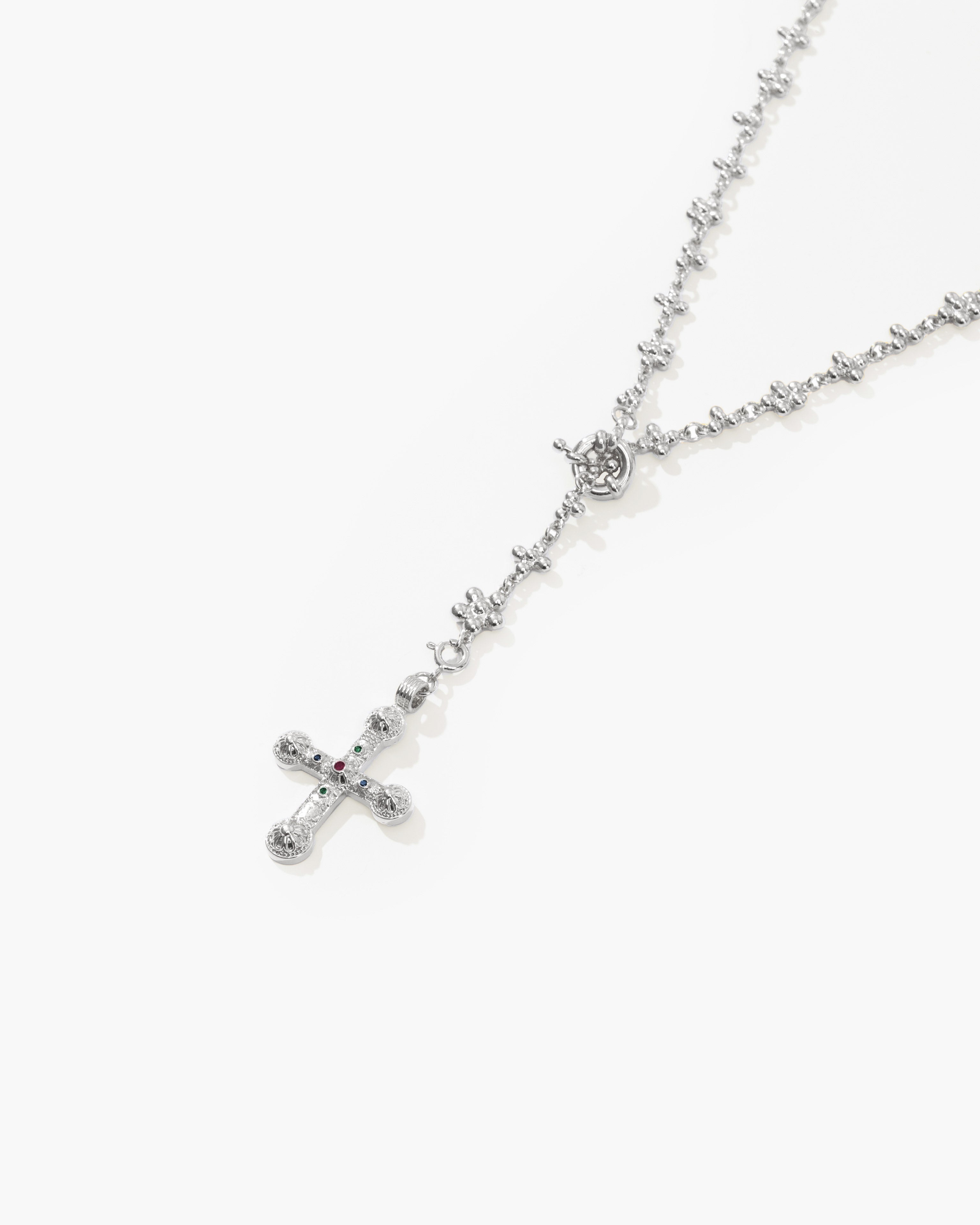 Daisy Molecule Chain in Silver