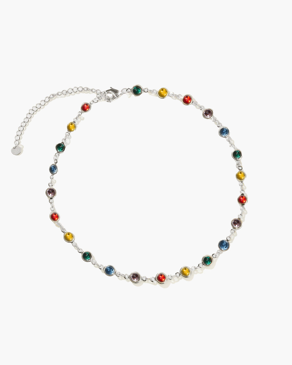 Infinity Choker Necklace in Silver