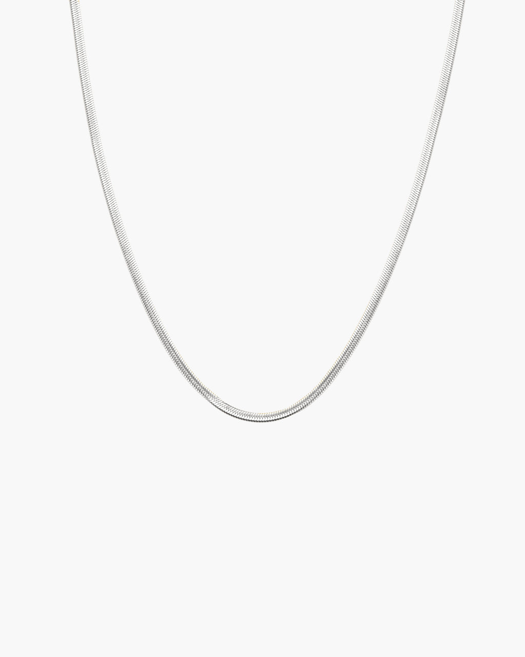 3mm Herringbone Chain Necklace