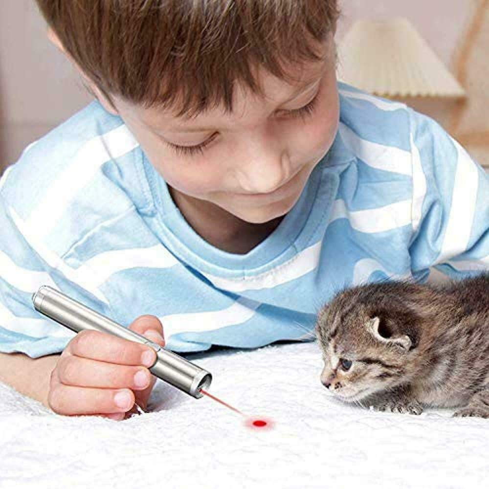 Rechargeable Cat Laser Pointer 3 in 1 Cat Toy Red Laser Pointer