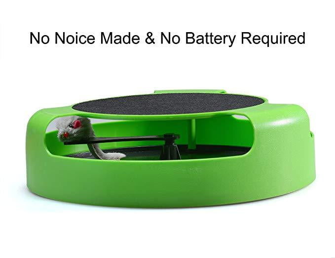 Cat Toy Interactive Cat Toy with Running Mouse and Scratching Pad