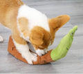 Pet snail molar dog plush toys, dog sniffing training plush toys, interactive educational IQ screaming toys, plush toys for pet activities to relieve stress, suitable for large, medium and small dogs