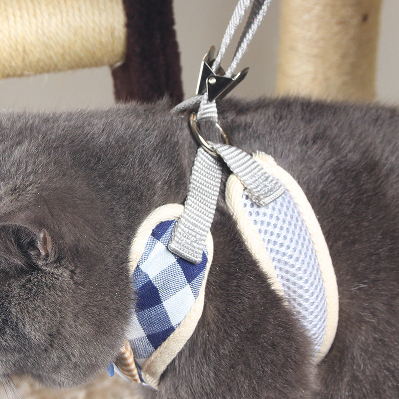 Pet collar Cat Dog Traction Rope with Bow Tie