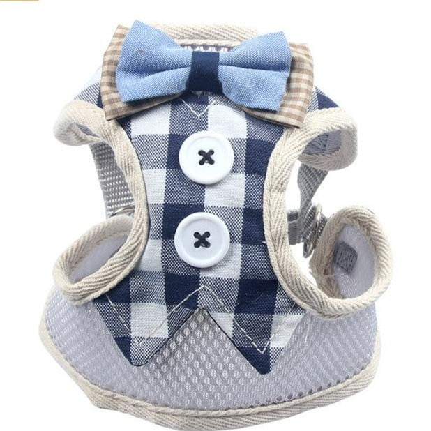 Pet collar Cat Dog Traction Rope with Bow Tie