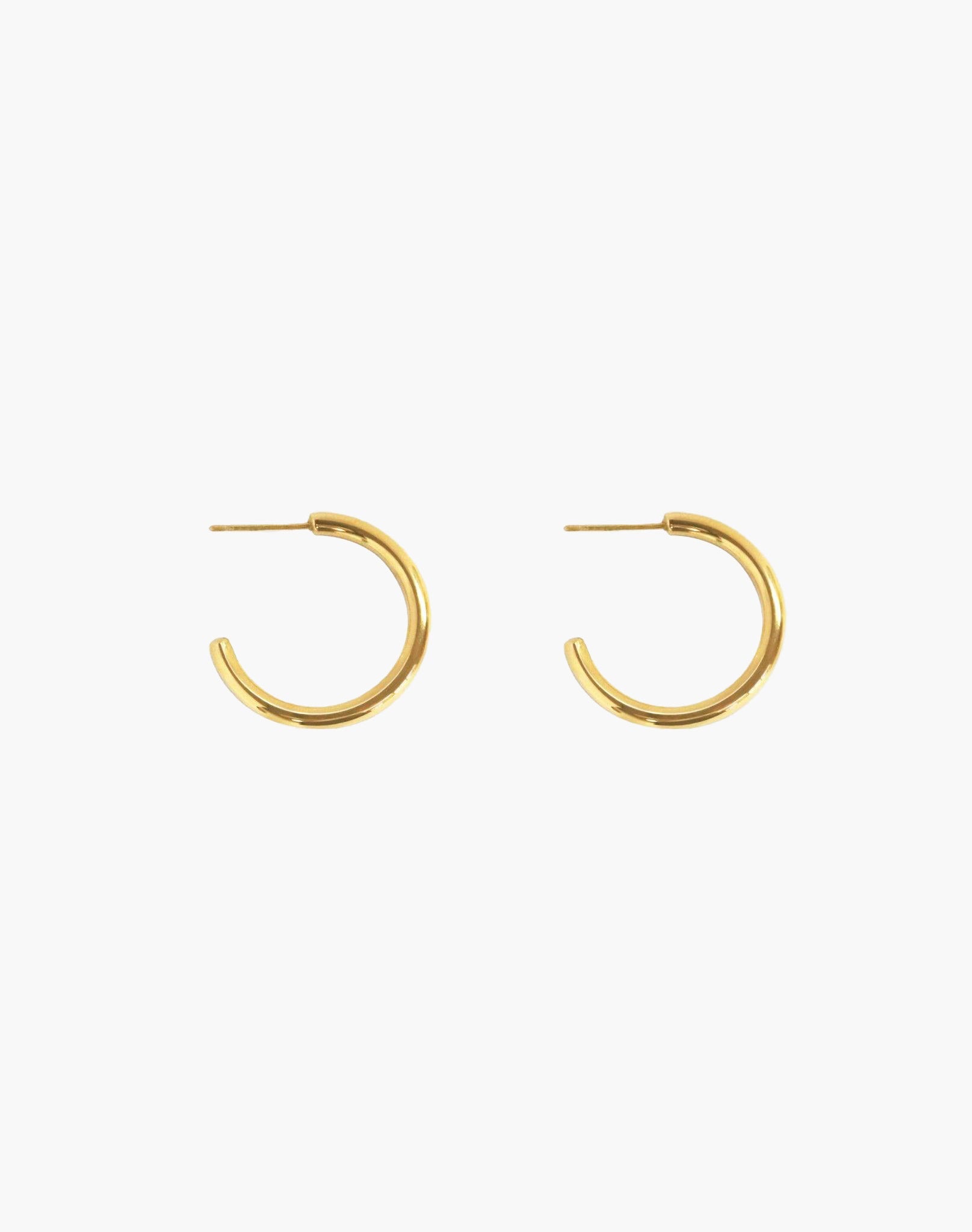 Silver 30mm Endless Hoop Earrings