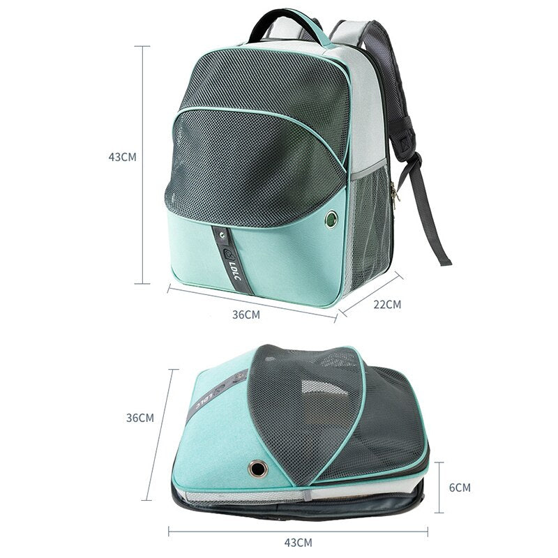 Cat carrying backpack breathable bags