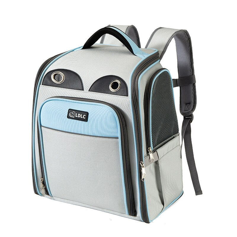 Pet expandable backpack small animals carrier bags breathable