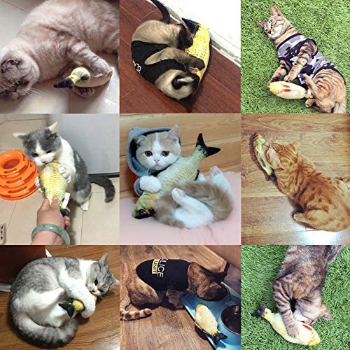 Floppy fish cat toys Rechargeable Electric pet toy