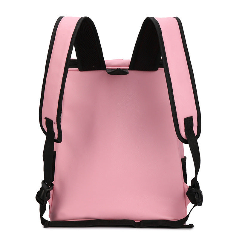 Big space solid color pet carrier backpack bag breathable