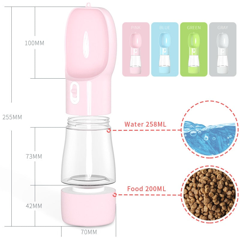 Pet Water Bottle Portable Outdoor Travel Water feeder