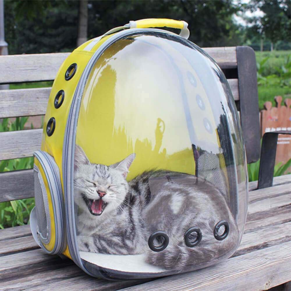 Portable Pet Carrier Backpack With Space Capsule Bubble