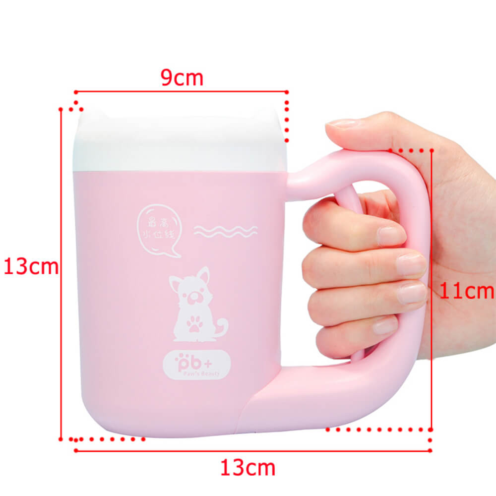 Pet Paw Washer Cleaner Brush Cup
