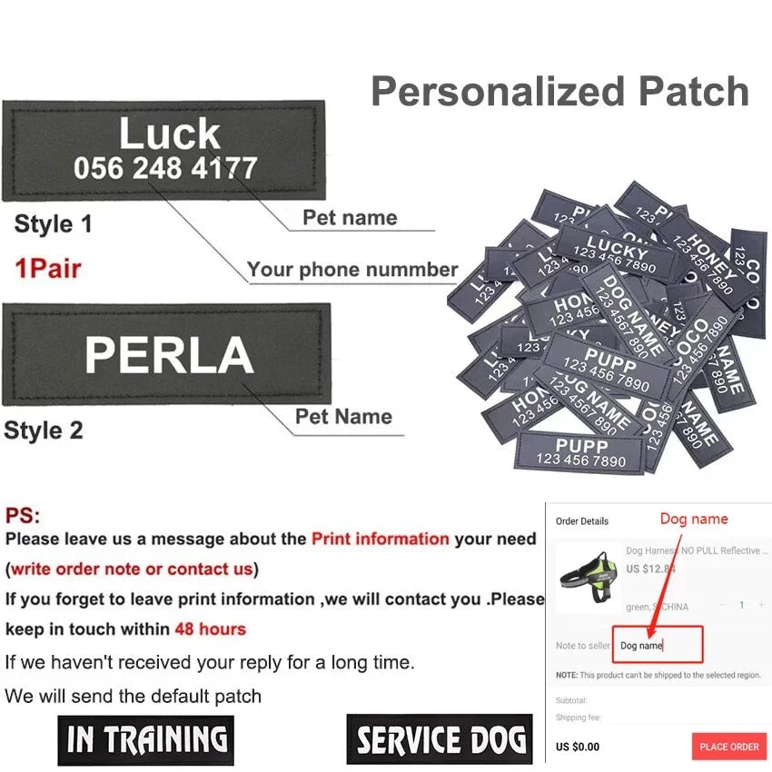 Dog Harness NO PULL Reflective