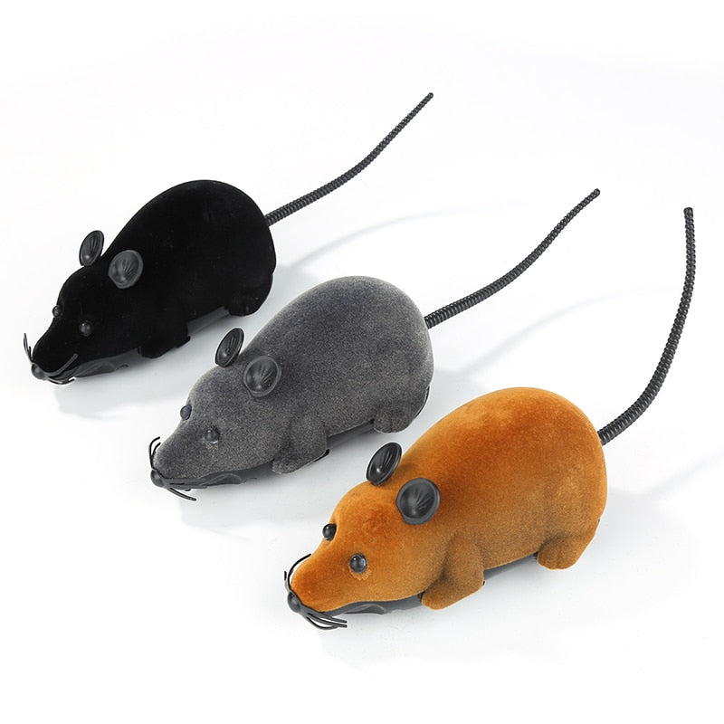 Cat Toys Remote Control Wireless RC Simulation Mouse