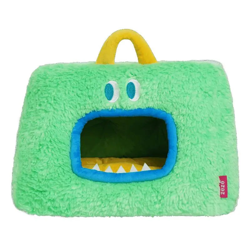 Monster Cat Bed Cave | Cozy & Washable Indoor Bed for Anxious Cats