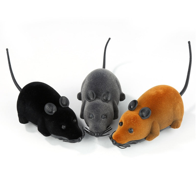 Cat Toys Remote Control Wireless RC Simulation Mouse