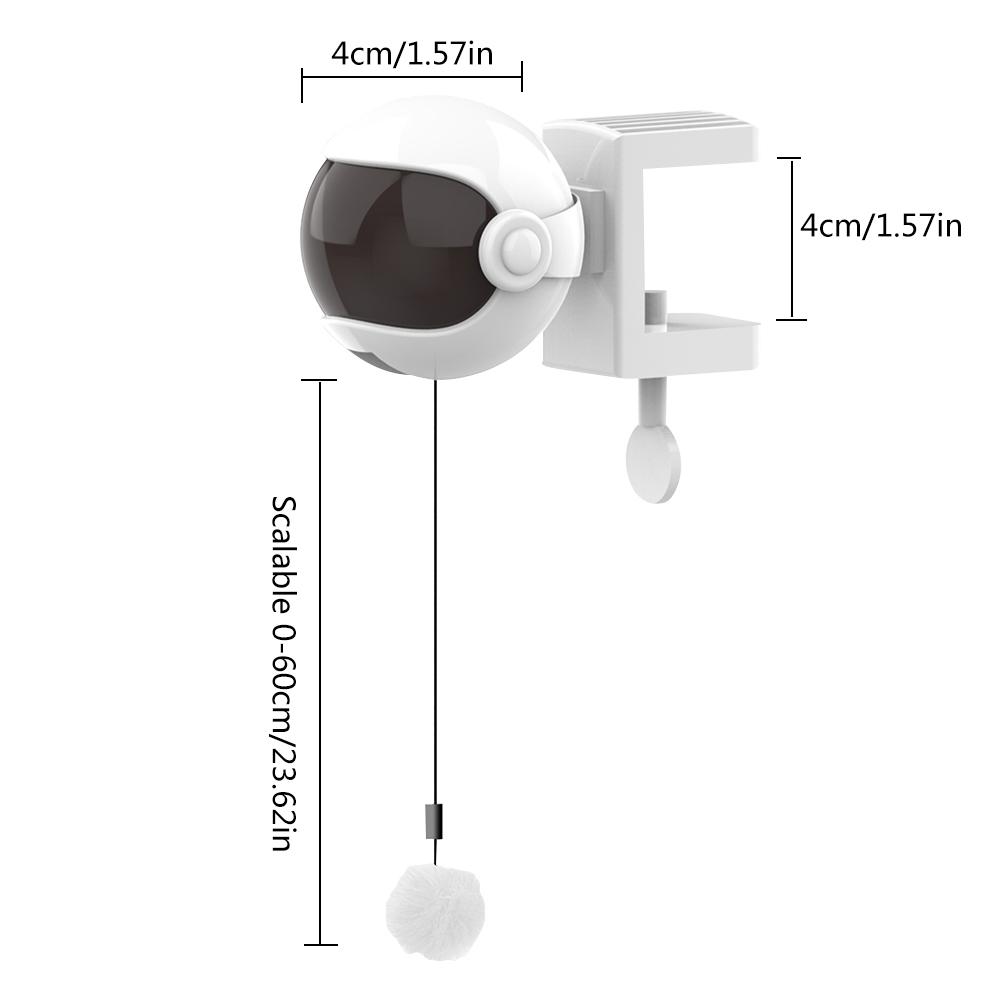 New Electric Cat Toy Funny Cat Teaser Ball Toy Automatic Lifting Spring Rod