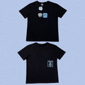 ADWYSD Black Small Patchwork Print Tee